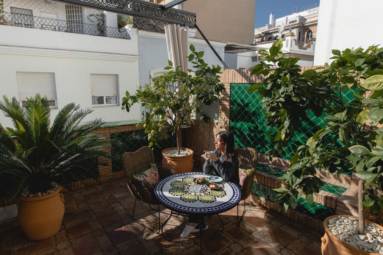 Préférentiel avec terrasse Hotel Gravina 51 Sevilla